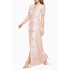 BCBG Maxazria Cailean short sleeve maxi dress